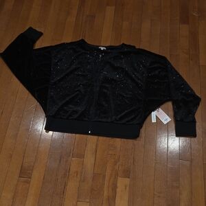 Juicy Couture Black Glitter Jacket
